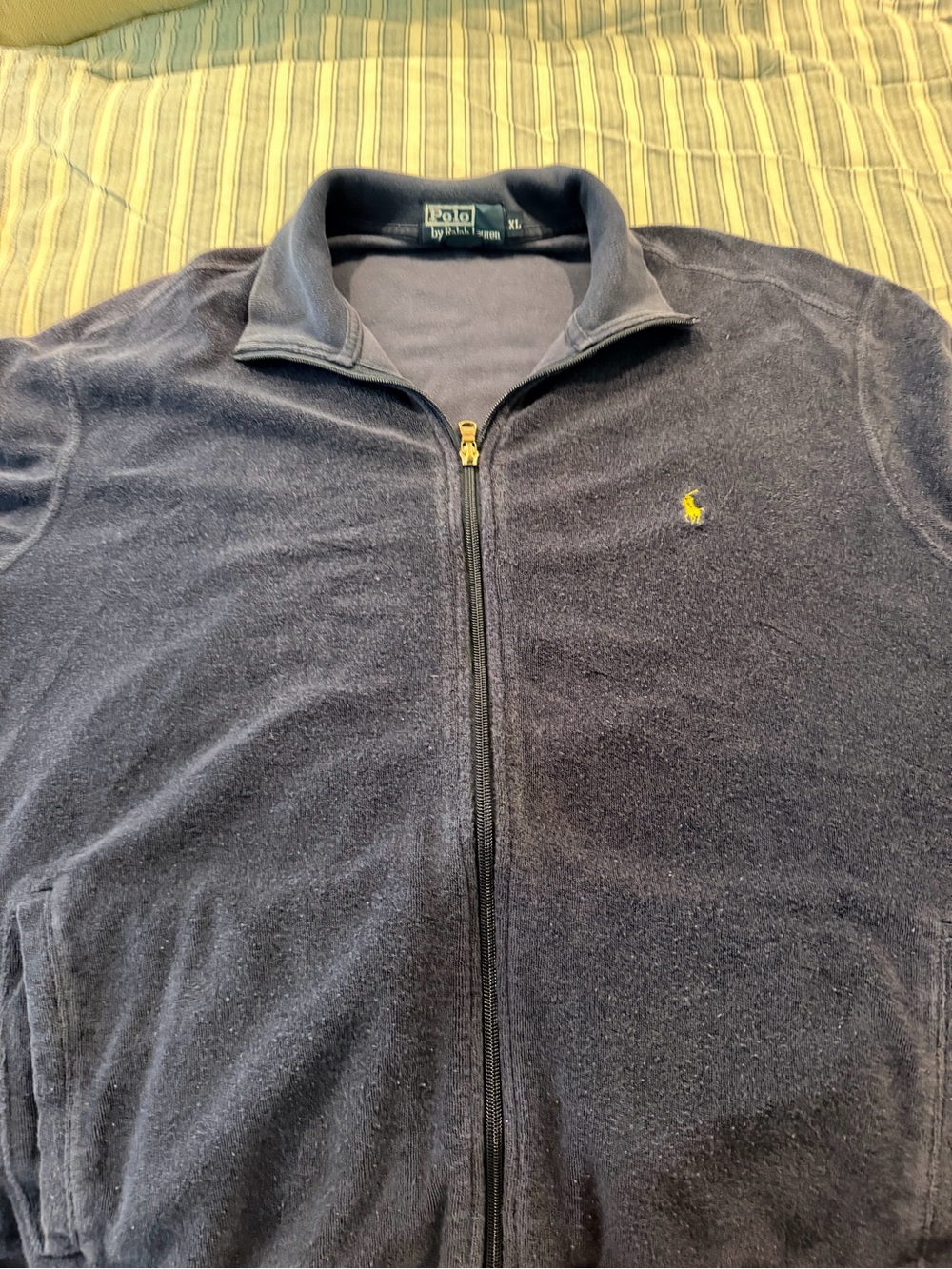 Polo by Ralph Lauren Navy Full-Zip Men's Sweat jacket
